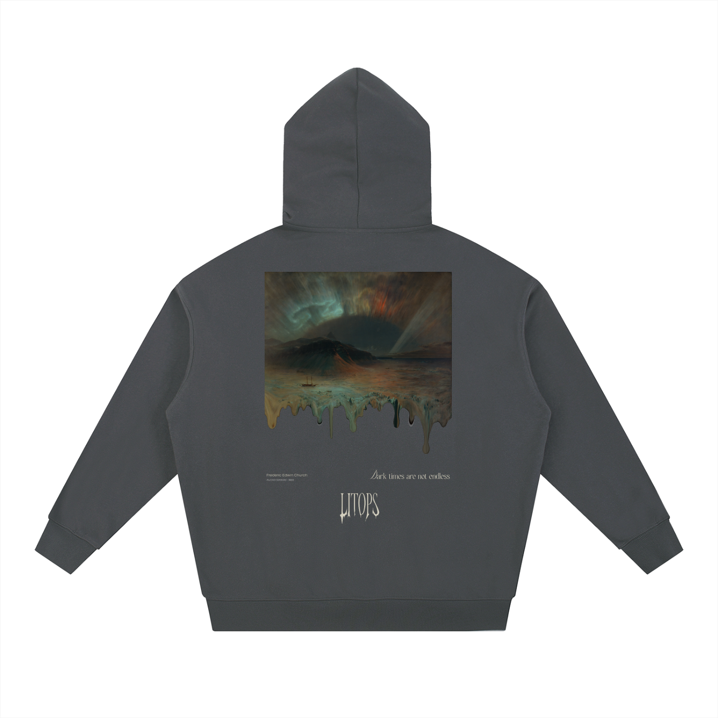 Heavyweight Unisex Hoodie with Front Pocket • Darkness