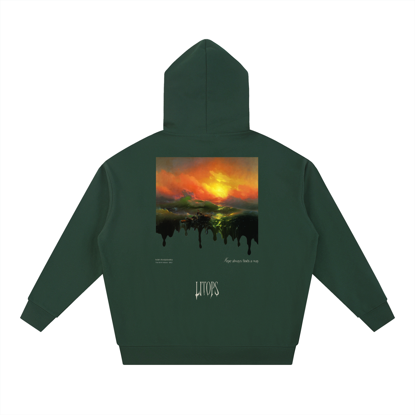 Heavyweight Unisex Hoodie with Front Pocket • Hope