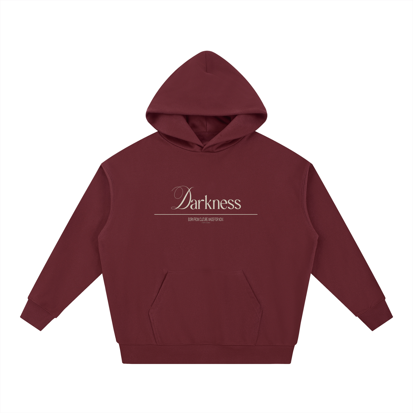 Heavyweight Unisex Hoodie with Front Pocket • Darkness