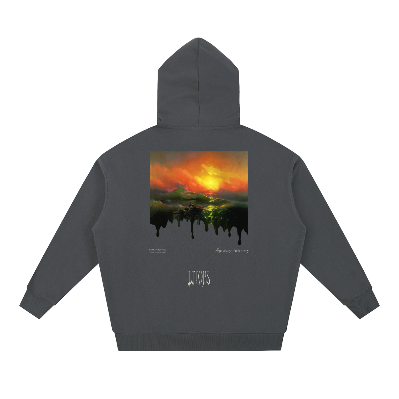 Heavyweight Unisex Hoodie with Front Pocket • Hope