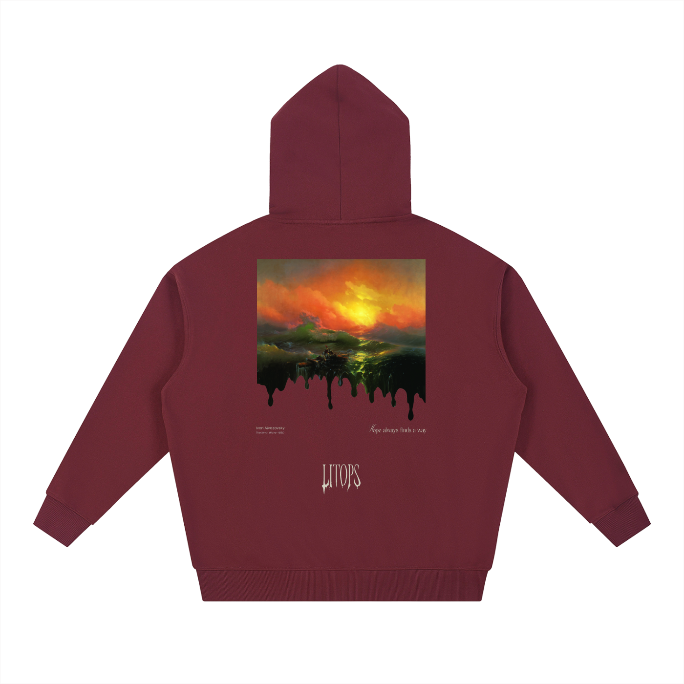 Heavyweight Unisex Hoodie with Front Pocket • Hope