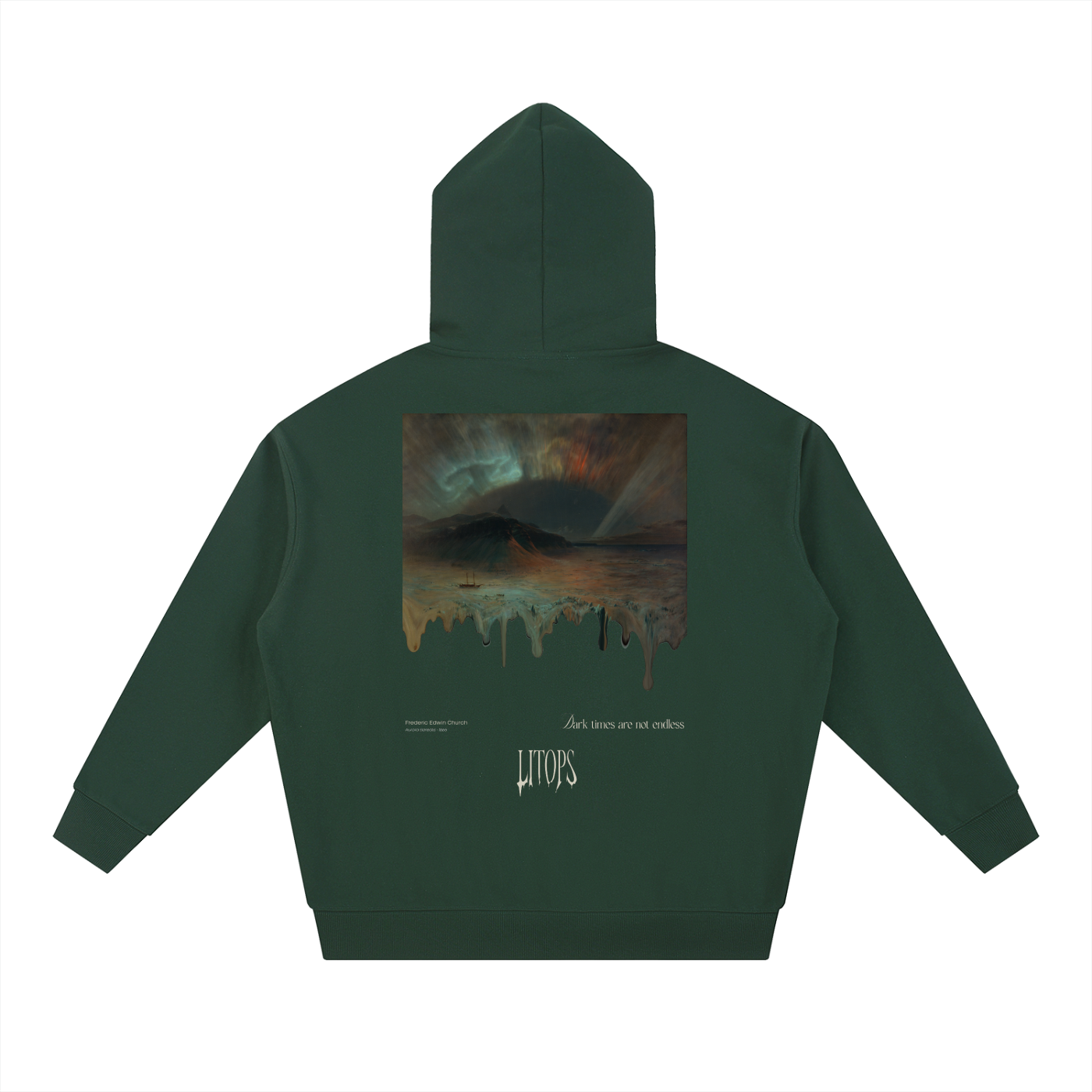 Heavyweight Unisex Hoodie with Front Pocket • Darkness