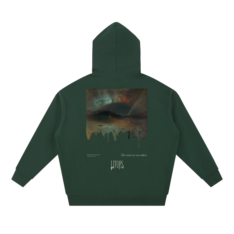 Heavyweight Unisex Hoodie with Front Pocket • Darkness